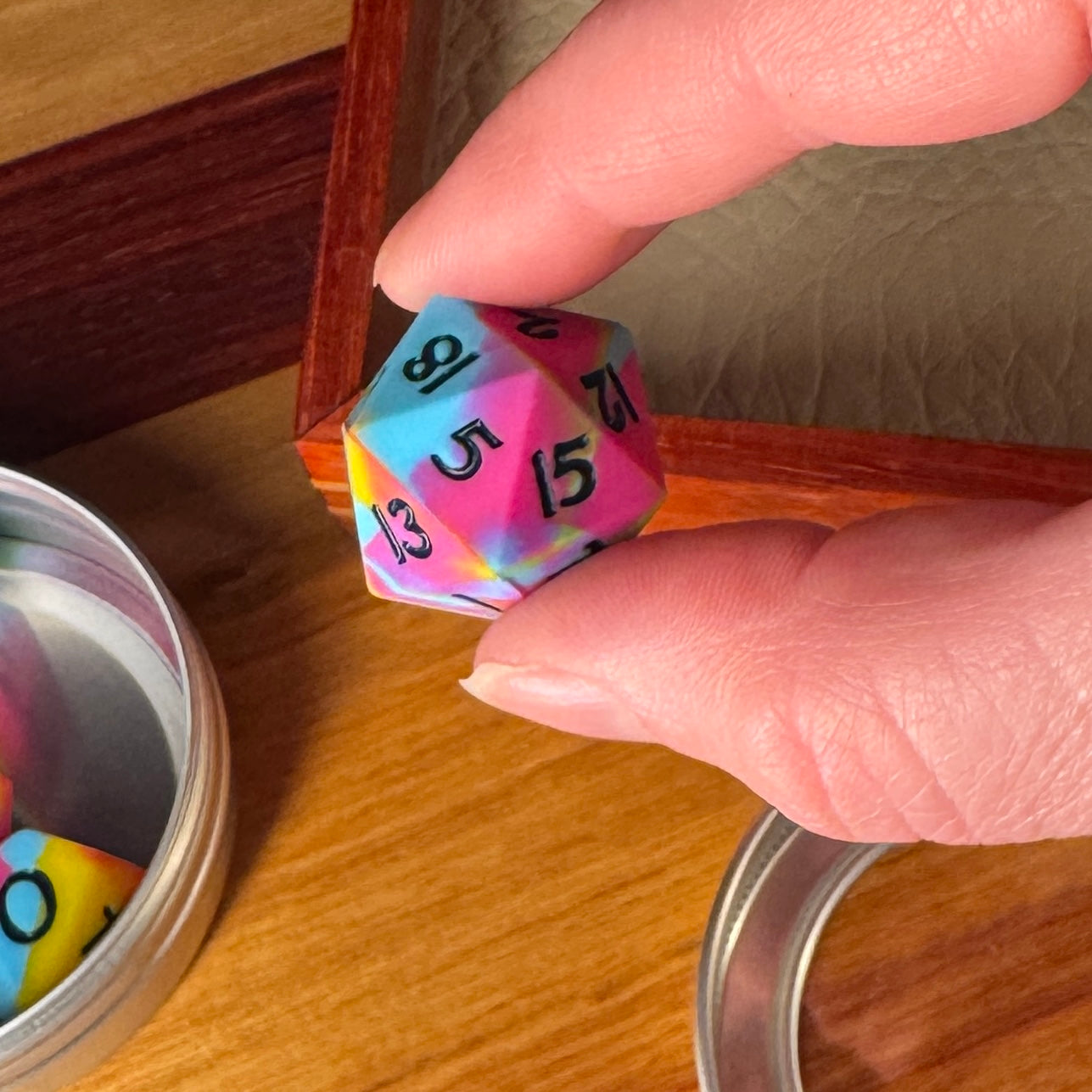 Rubber Pan Pride Dice