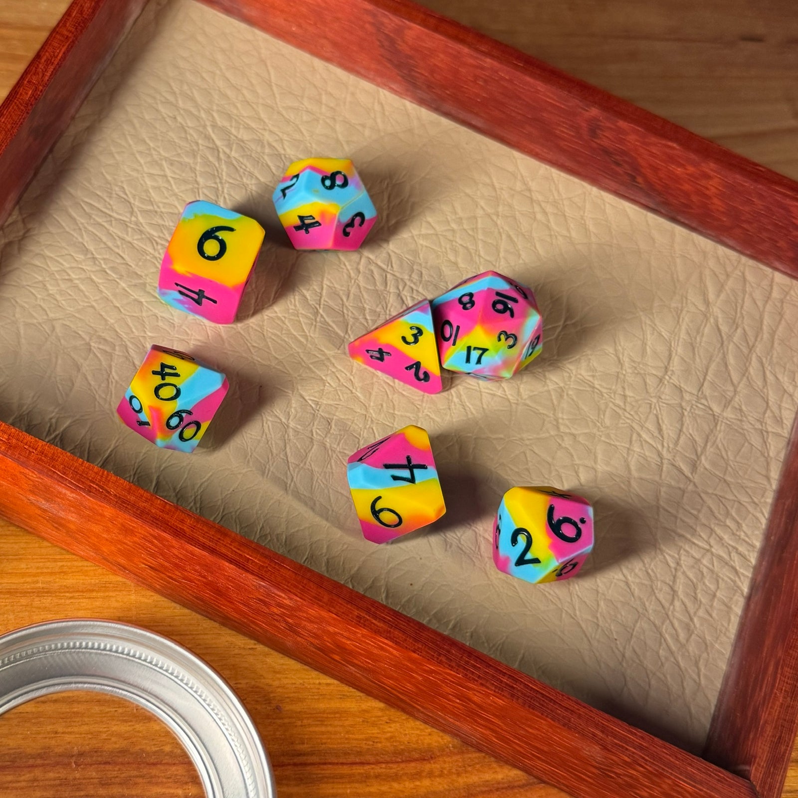 Rubber Pan Pride Dice