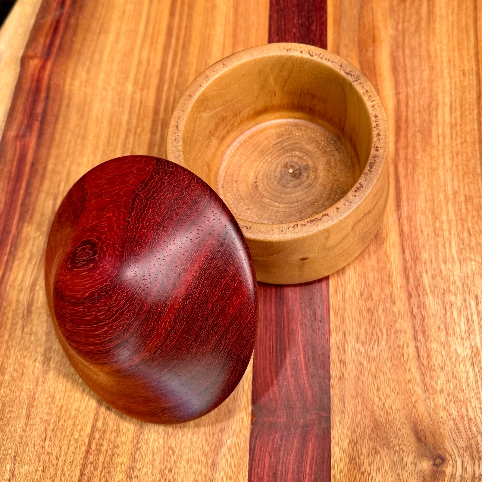 Wooden Mushroom Box