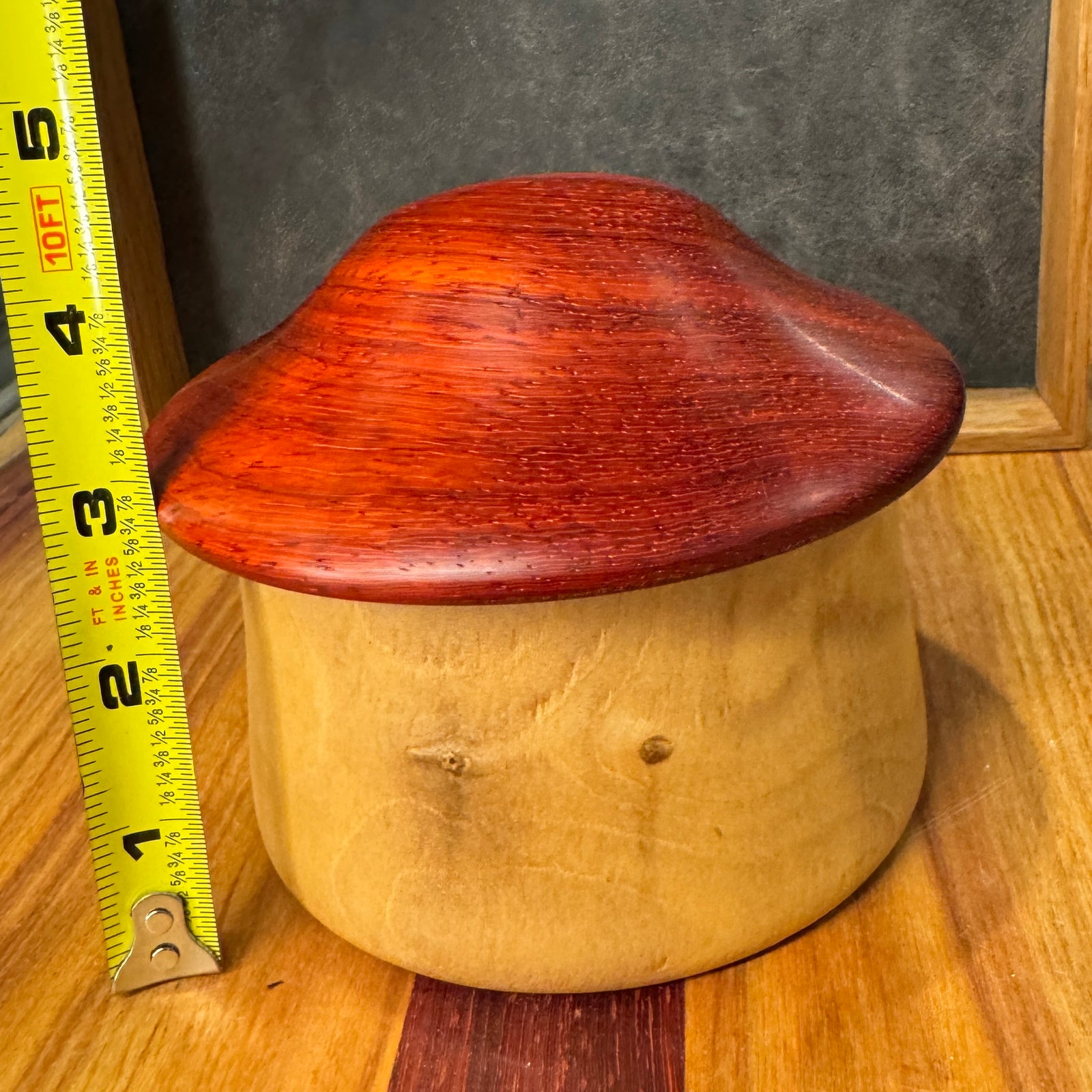Wooden Mushroom Box
