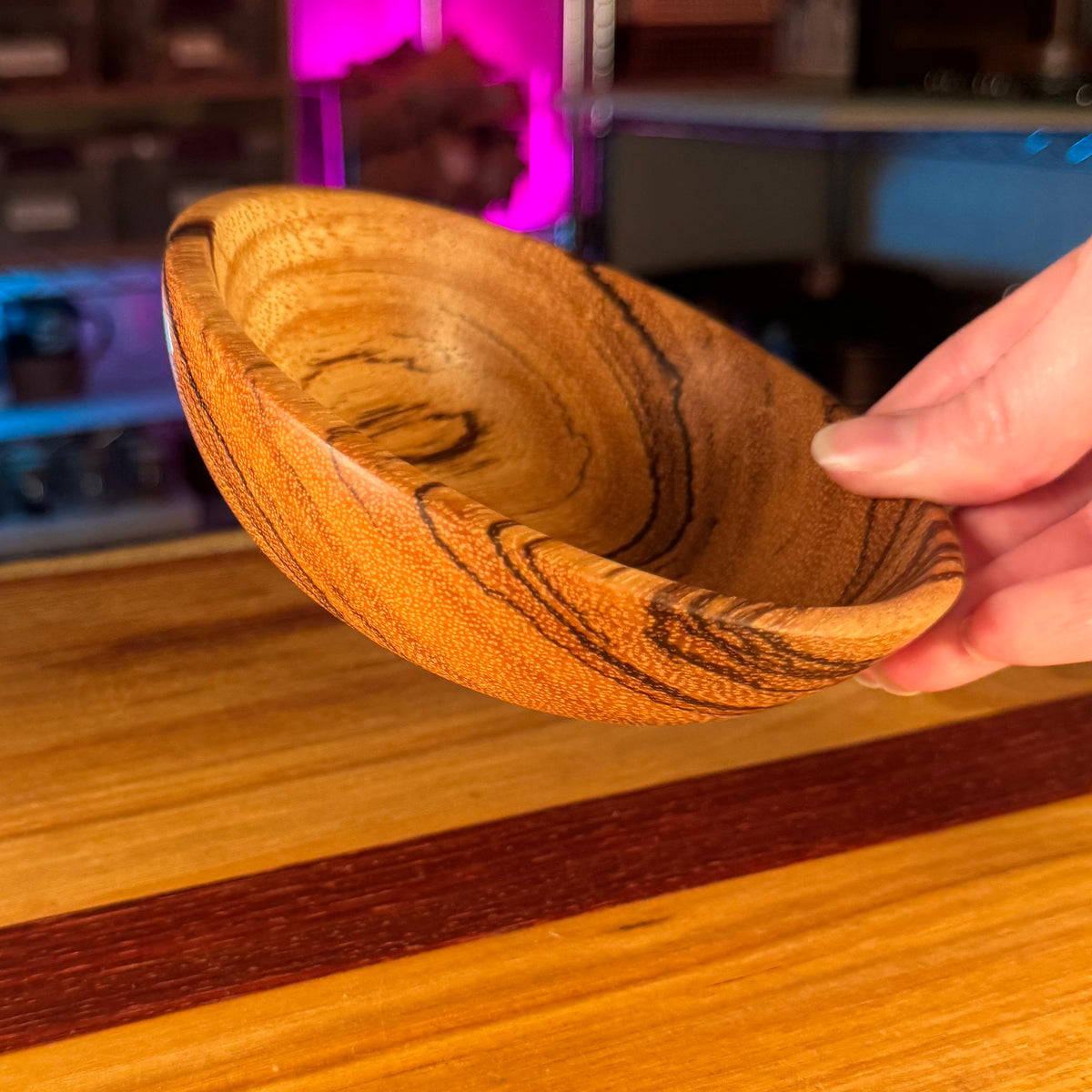 Wooden Bowl - Zebrawood