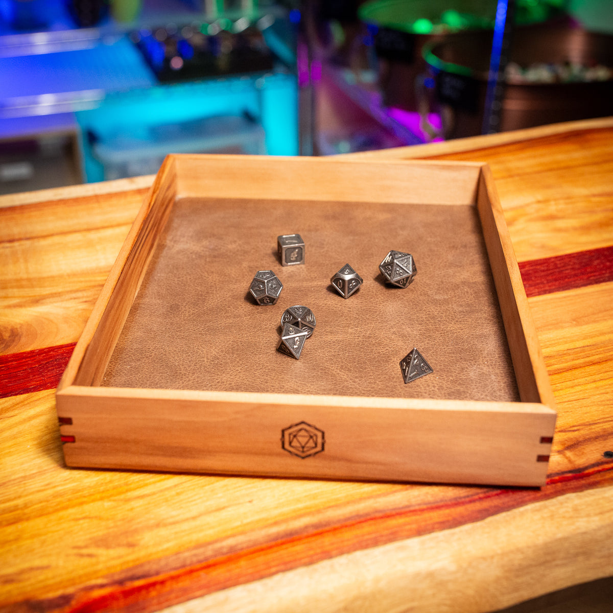 Dice Tray - Mississippi Red Gum
