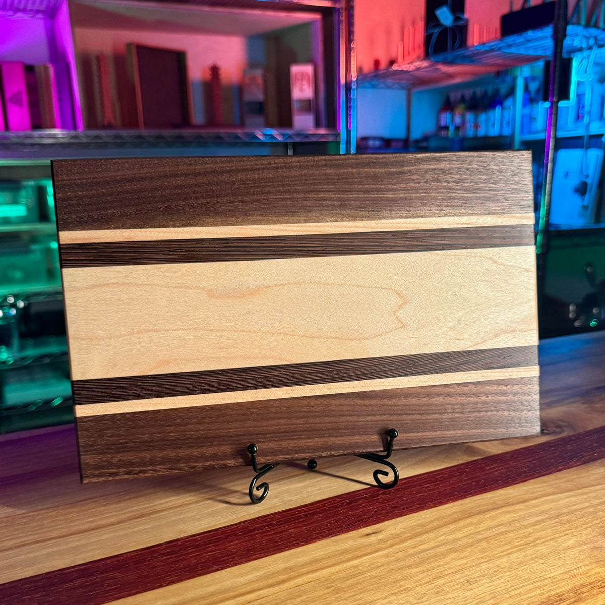 Walnut, Maple, Wenge Serving Board
