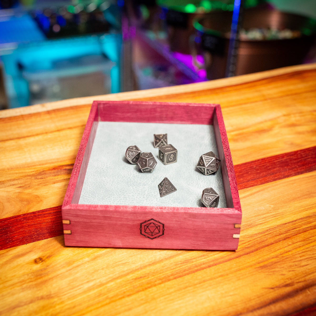 Mini Dice Tray - Purple Heart