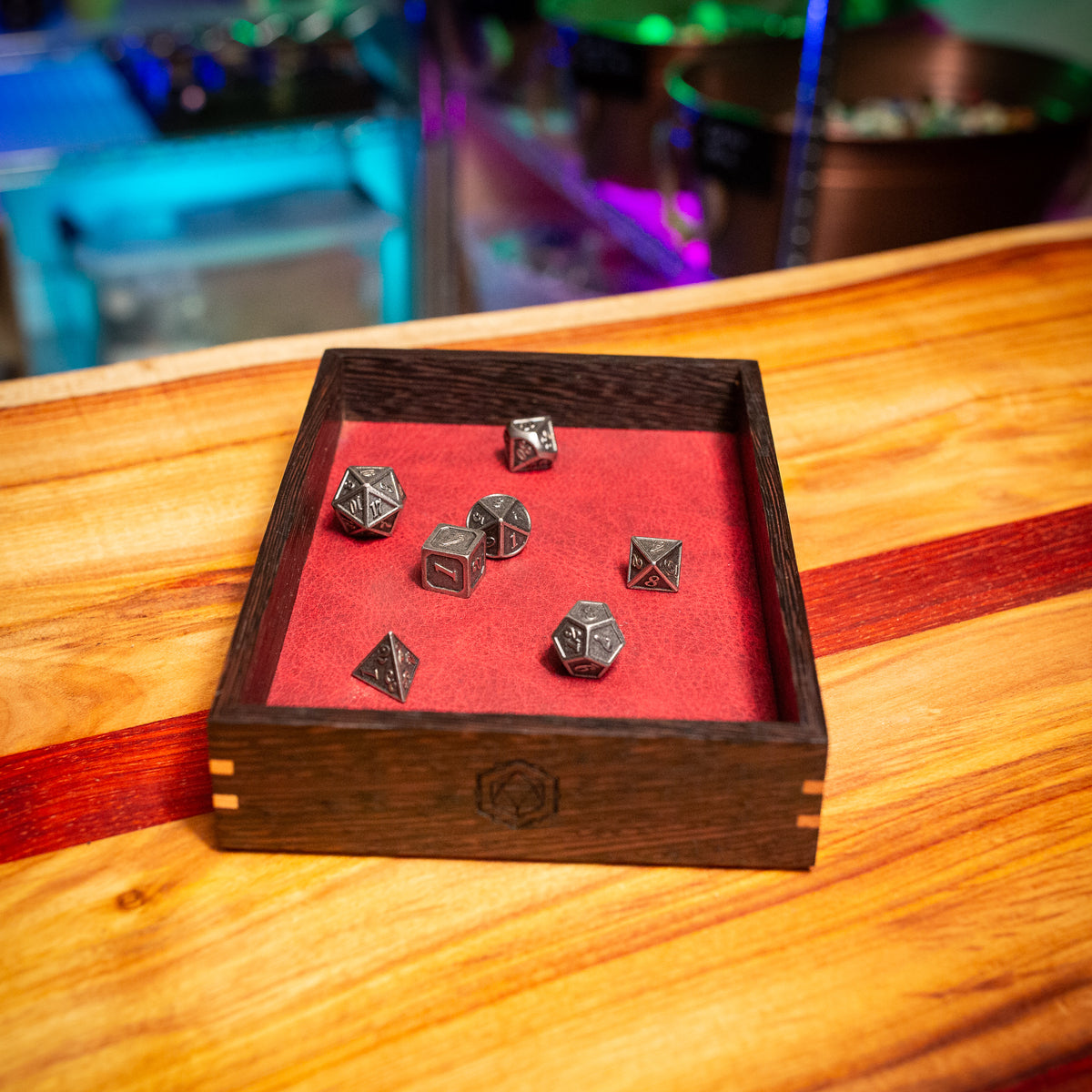 Mini Dice Tray - Wenge