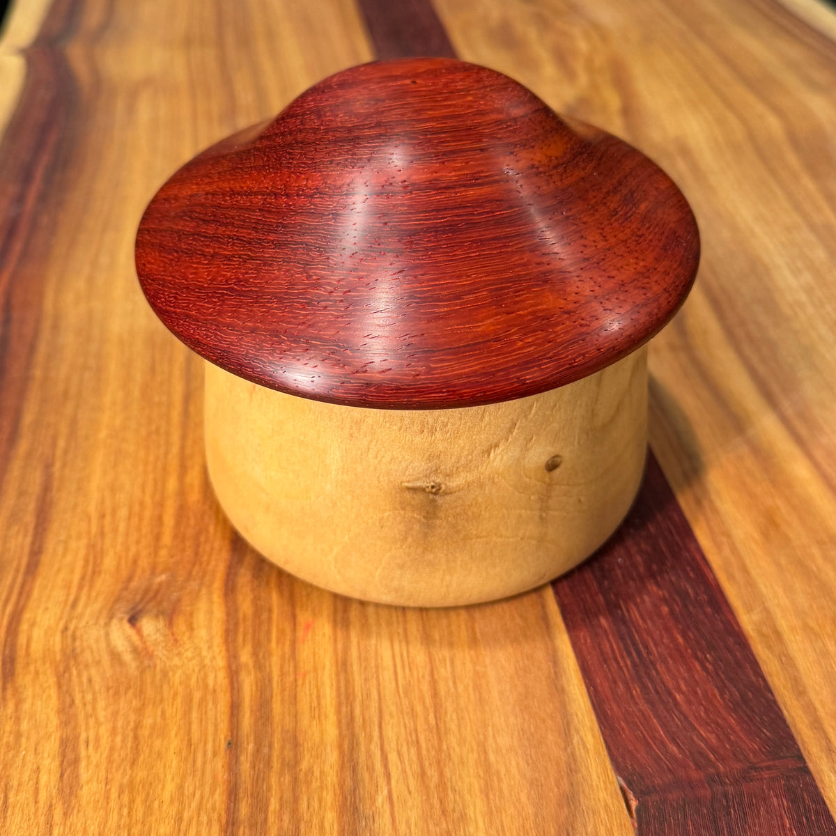 Wooden Mushroom Box