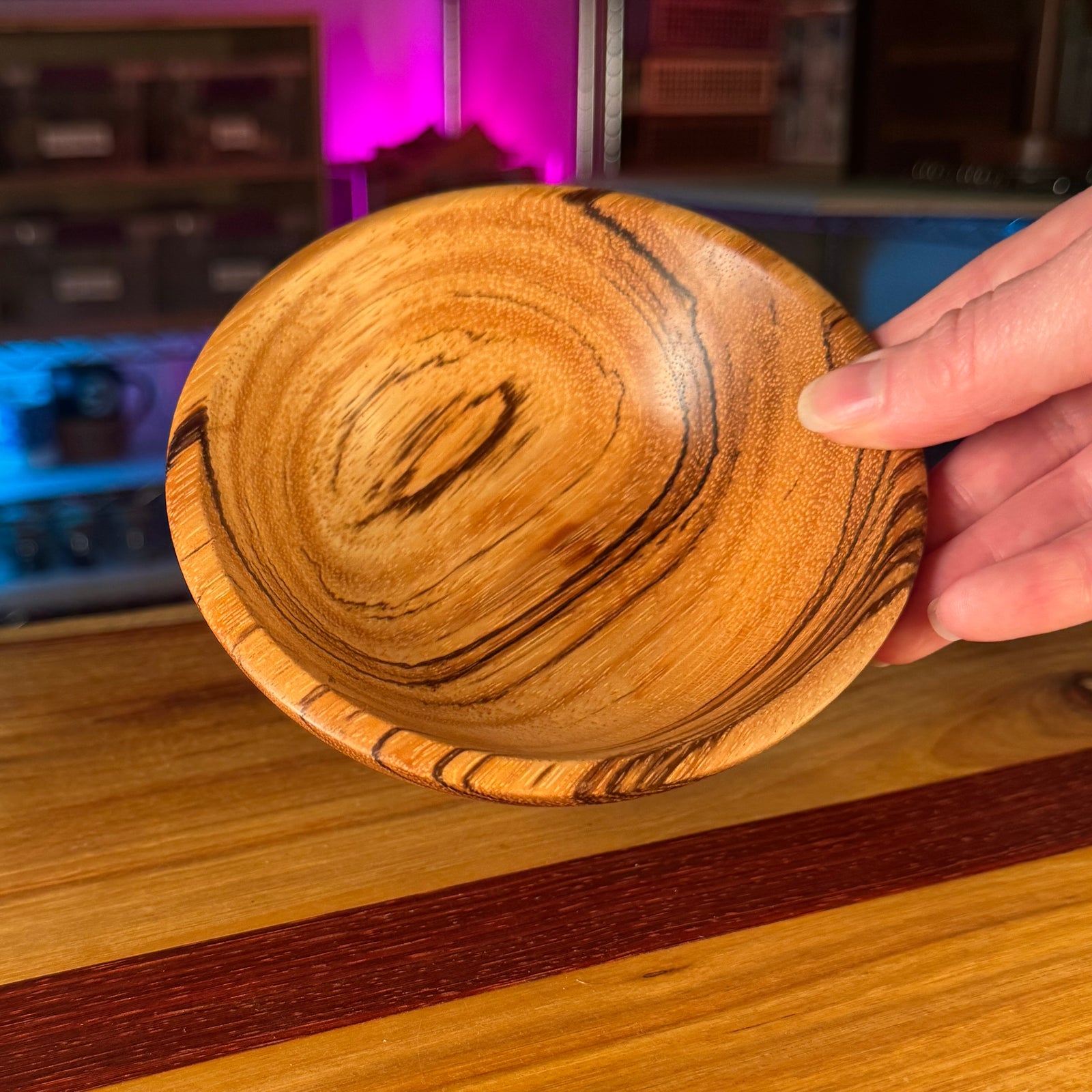 Wooden Bowl - Zebrawood