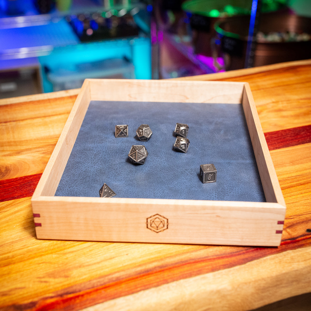 Dice Tray - White Maple