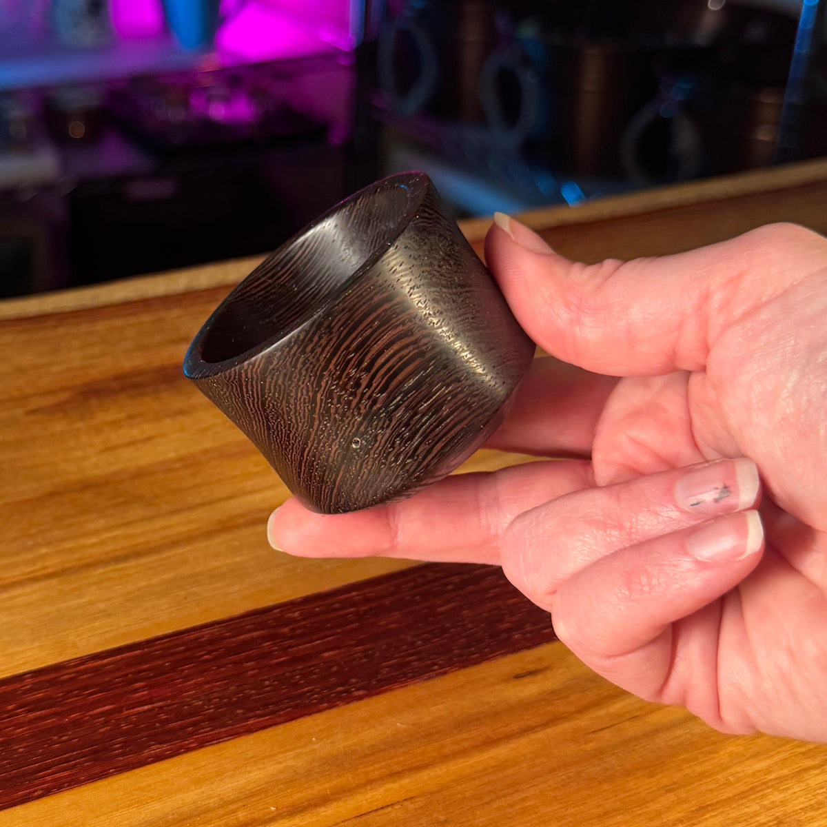Small Wooden Dish - Wenge