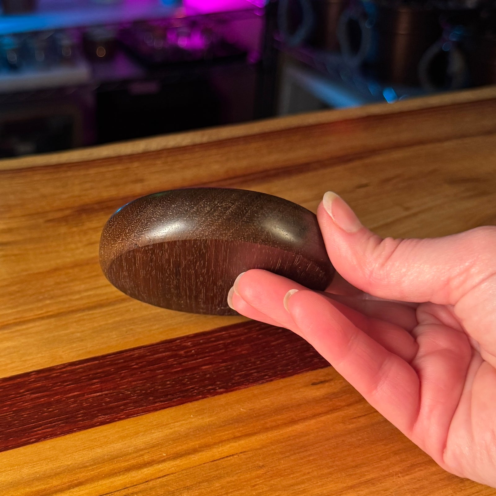 Tiny Wooden dish - Walnut