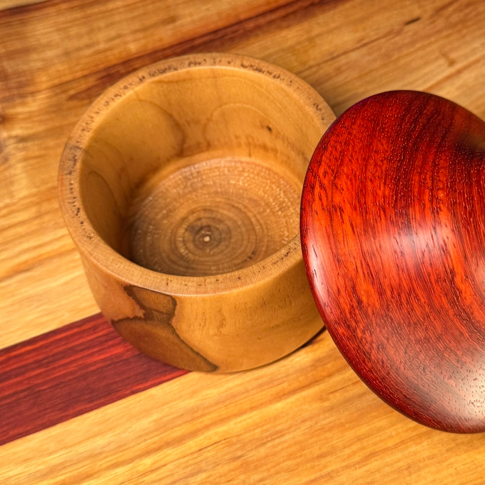 Wooden Mushroom Box