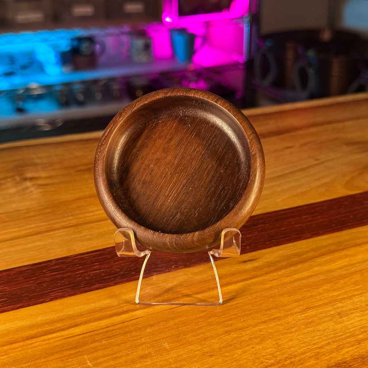 Tiny Wooden dish - Walnut