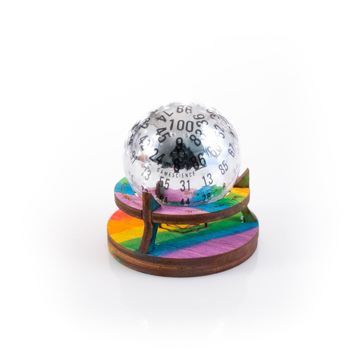 Pride D100 Cradle of Fate - Zocchihedron - Choose Your Flag